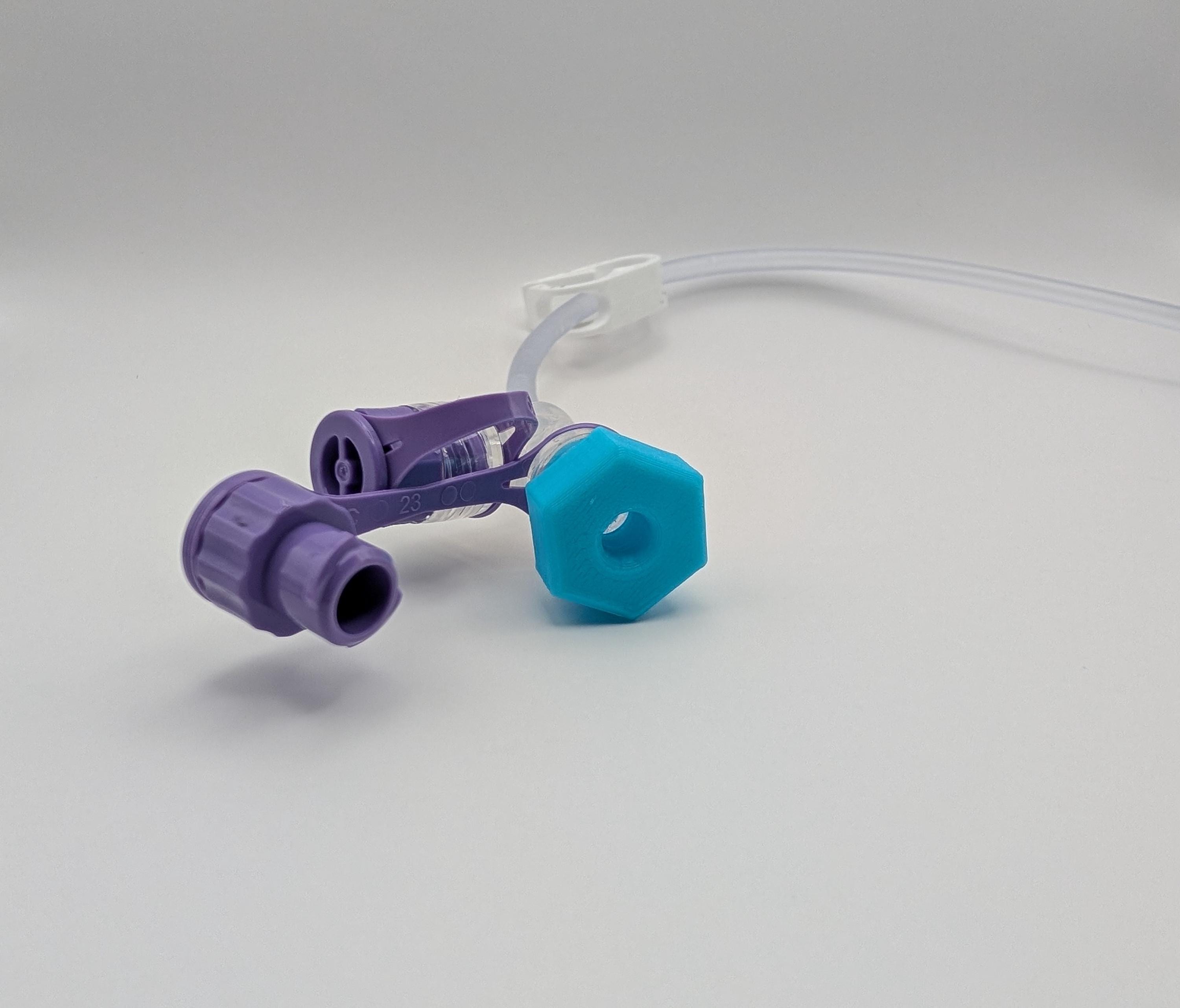 Feeding Tube Adapter For Press-in Bottle Syringe